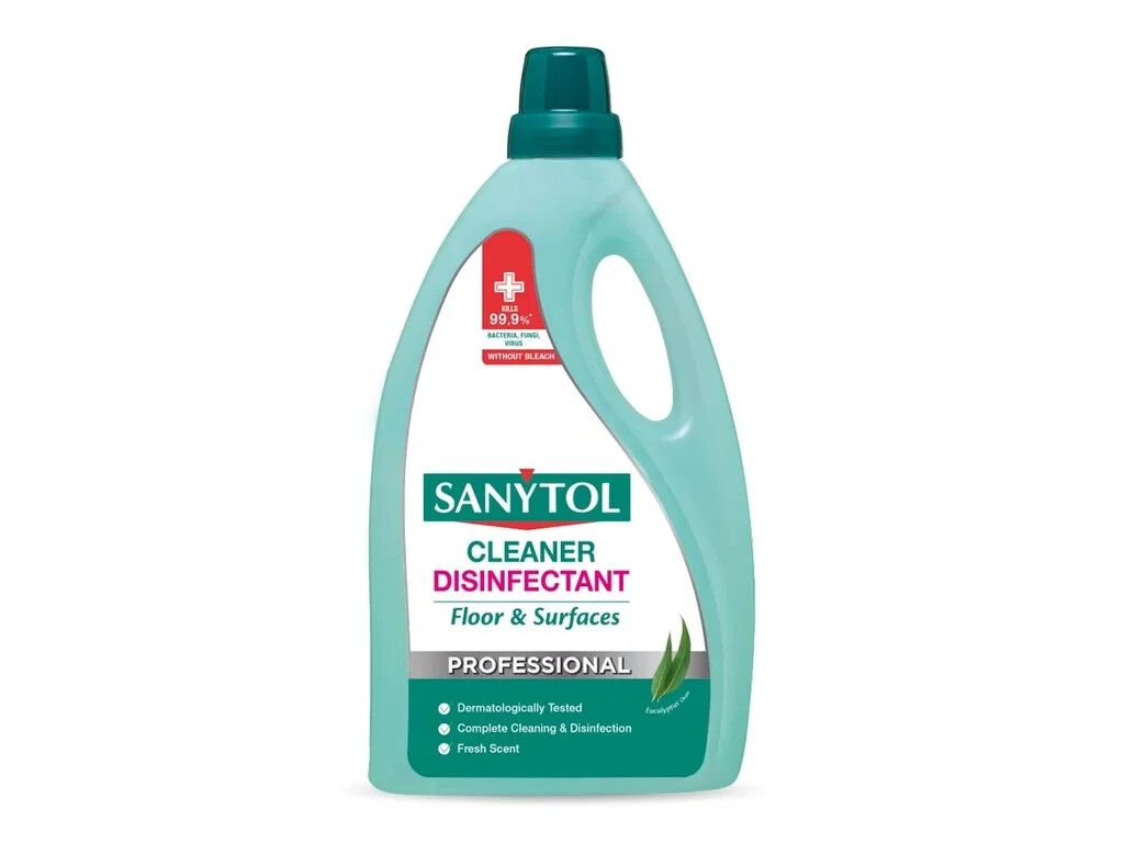 SANYTOL Dezinfekce univerzální čistič podlahy a plochy eukalyptus Professional 5 l