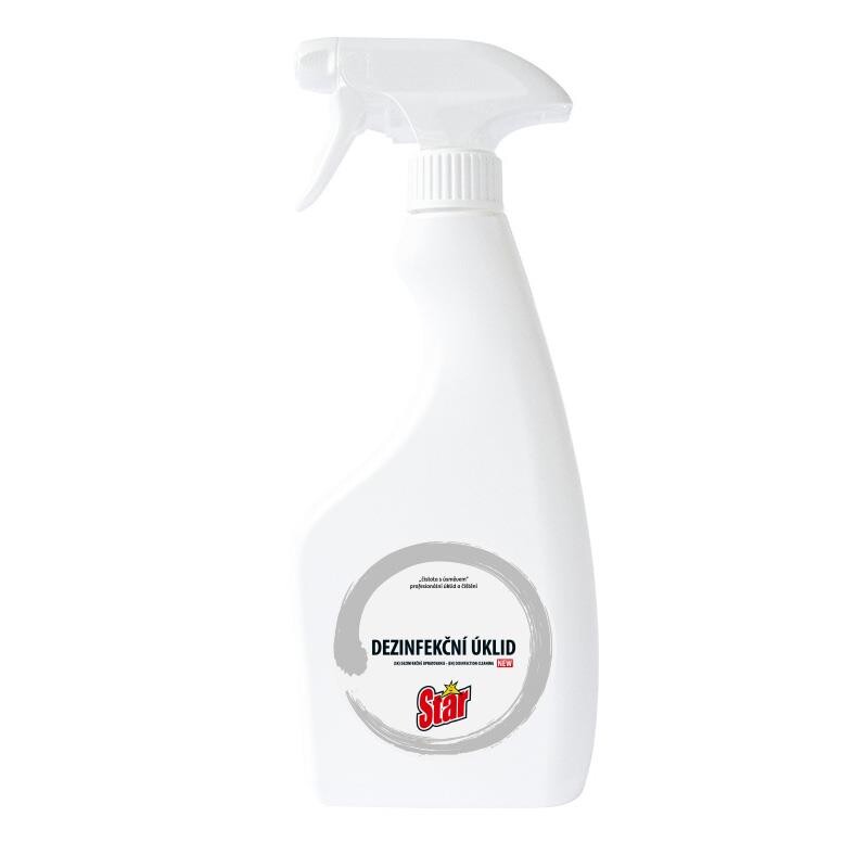 STAR dezinfekční úklid 500ml - účinnost za 30 vteřin