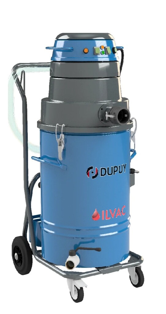 Vysavač na olej, špony a třísky, zabudované čerpadlo Dupuy OILVAC 100 P
