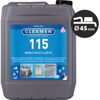 CLEAMEN 115 - Nerez čistič a leštič 5l