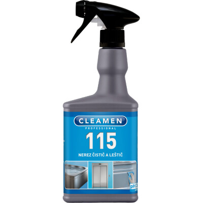 CLEAMEN 115 - Nerez čistič a leštič 550 ml