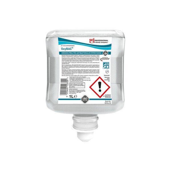 OXYBAC FOAM WASH - Antibakteriální pěnové mýdlo 6x1L