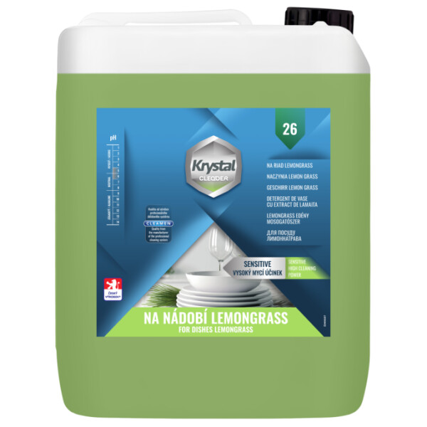 KRYSTAL - Na nádobí lemongrass 5l