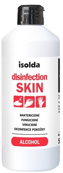 ISOLDA DISINFECTION SKIN 500ml - gelová bezoplachová dezinfekce na ruce