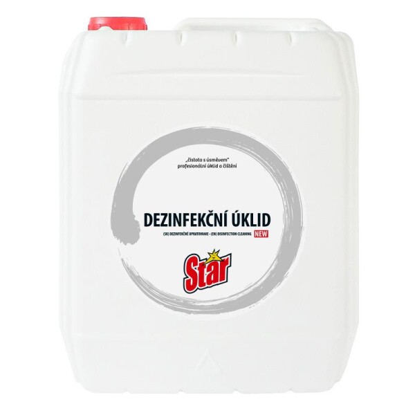 STAR dezinfekční úklid 5l - účinnost za 30 vteřin