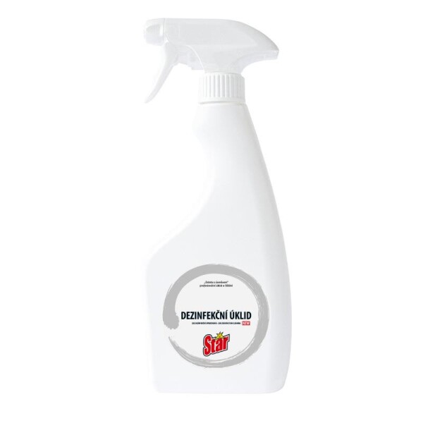 STAR dezinfekční úklid 500ml - účinnost za 30 vteřin