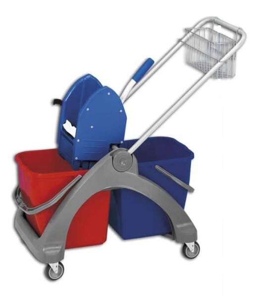 Úklidový vozík plastový 2x 25l