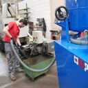 Vysavač na olej, špony a třísky, zabudované čerpadlo Dupuy OILVAC 450 HV
