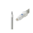 Průtočná teleskopická násada hliníková - 1615-2780 mm